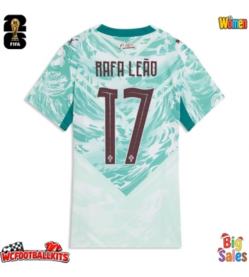 Portugal Rafael Leao #17 Replica Away Stadium Shirt for Women World Cup 2026 Short Sleeve